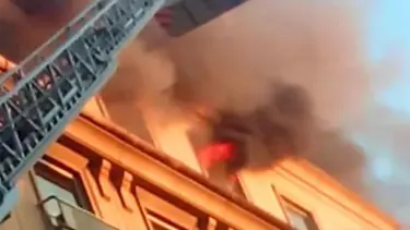 İstanbul'da korkutan otel yangını