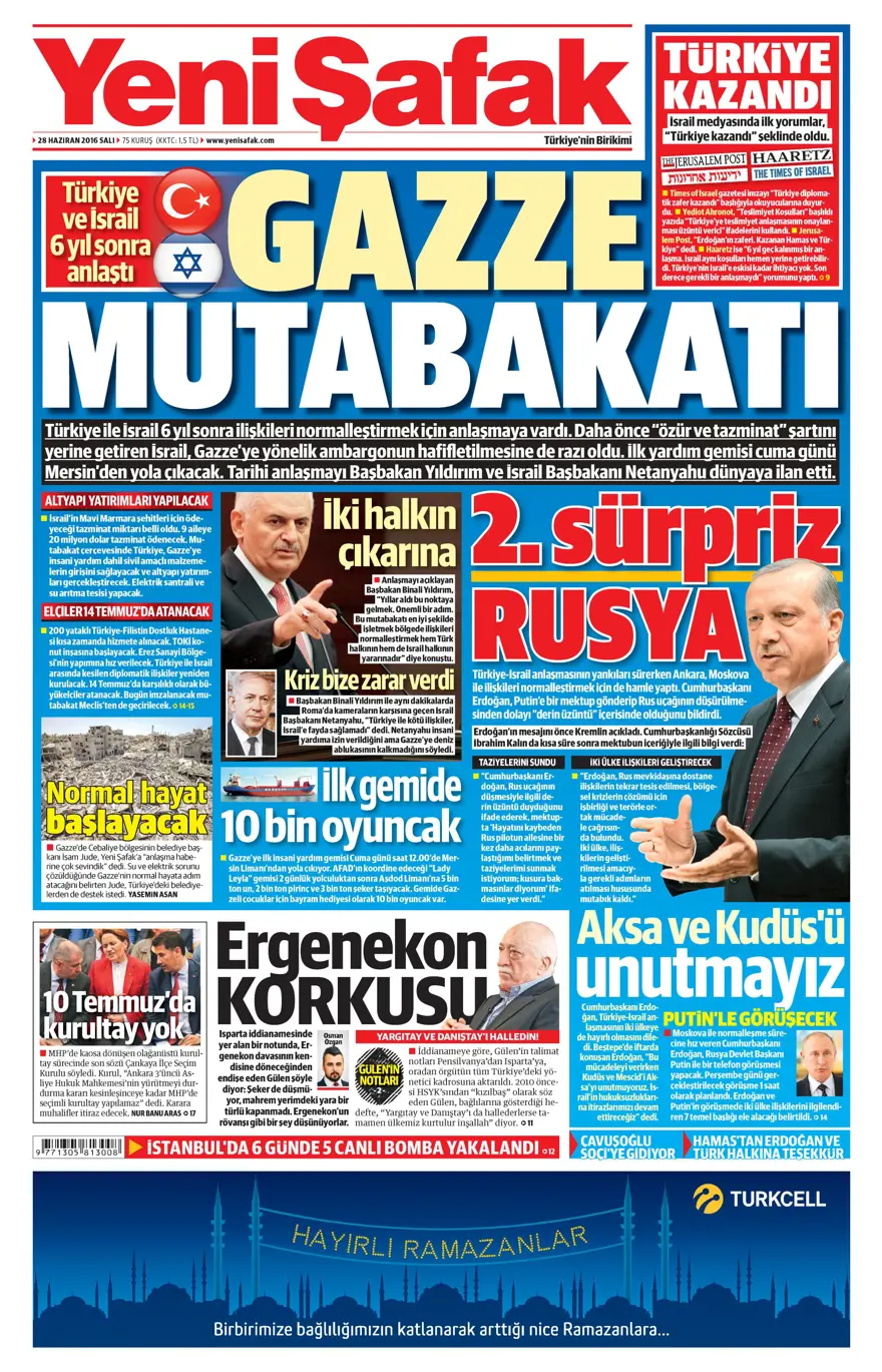 Gazete manşetleri (28.06.2016) 21