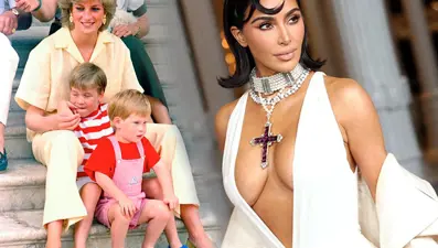 Kim Kardashian, Prenses Diana'nın kolyesini taktı