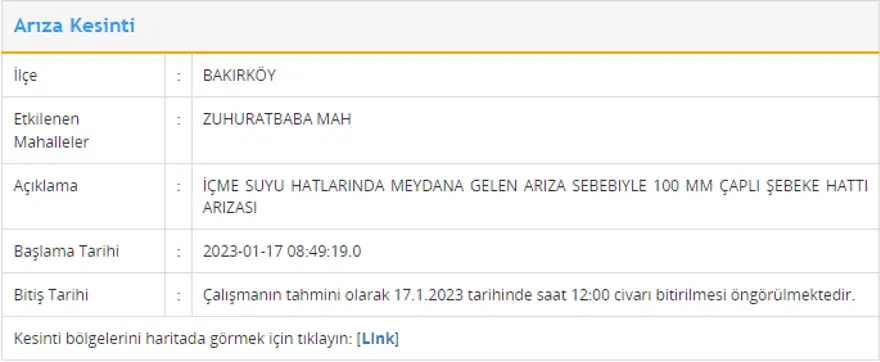 İstanbul'un 5 ilçesinde su kesintisi: 7 saat su kesintisi yaşanacak (17 Ocak İSKİ planlı su kesintisi listesi) 6
