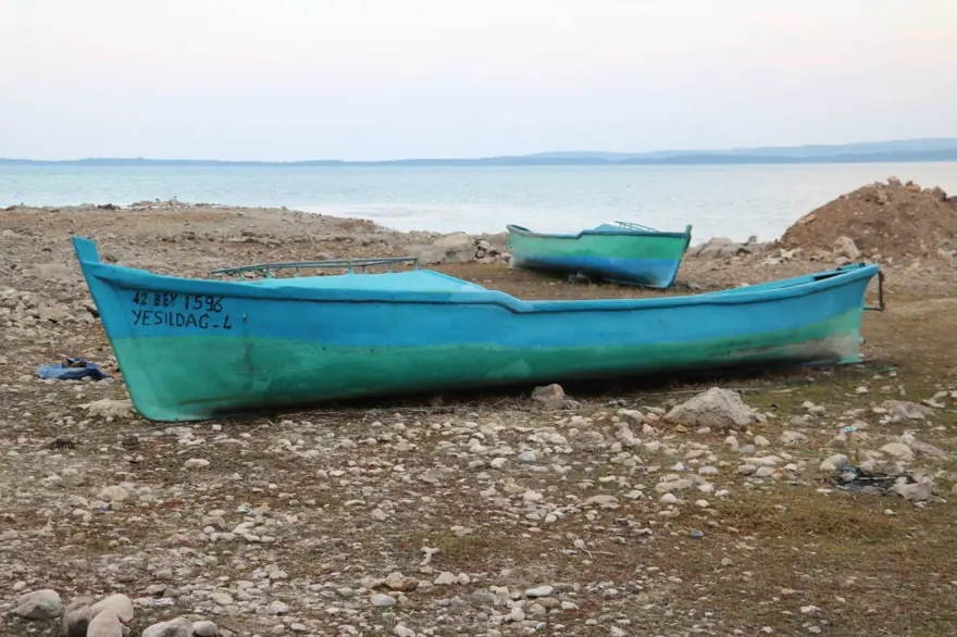 Beyşehir Gölü alarm veriyor: 50 metre çekildi 16