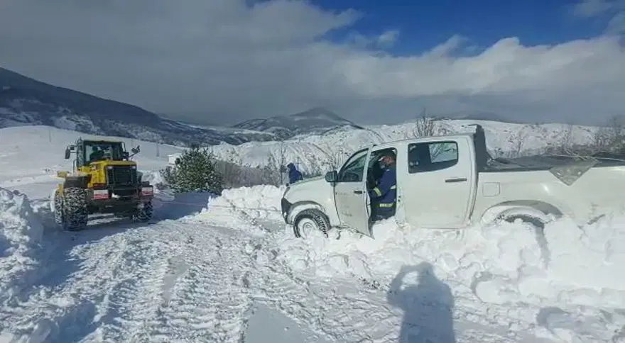 Sivas'ta hava sıcaklığı eksi 10 derece: 99 yerleşim yerine ulaşılamıyor 8