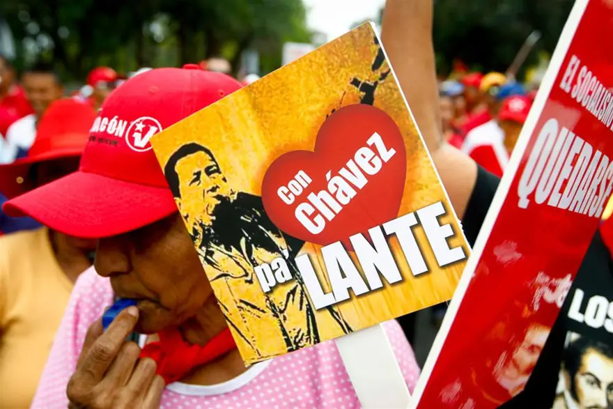 Venezuela Chavez için meydanlara indi 7
