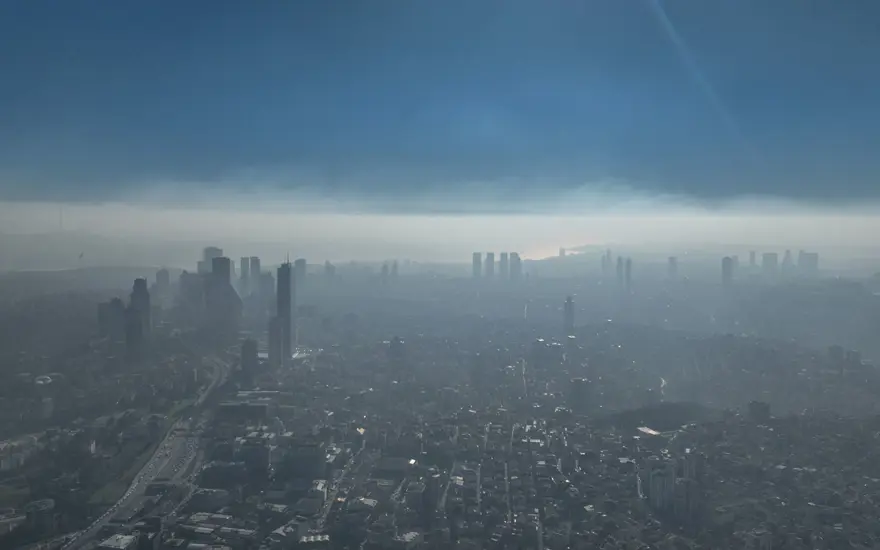 İstanbul'a pus perdesi 