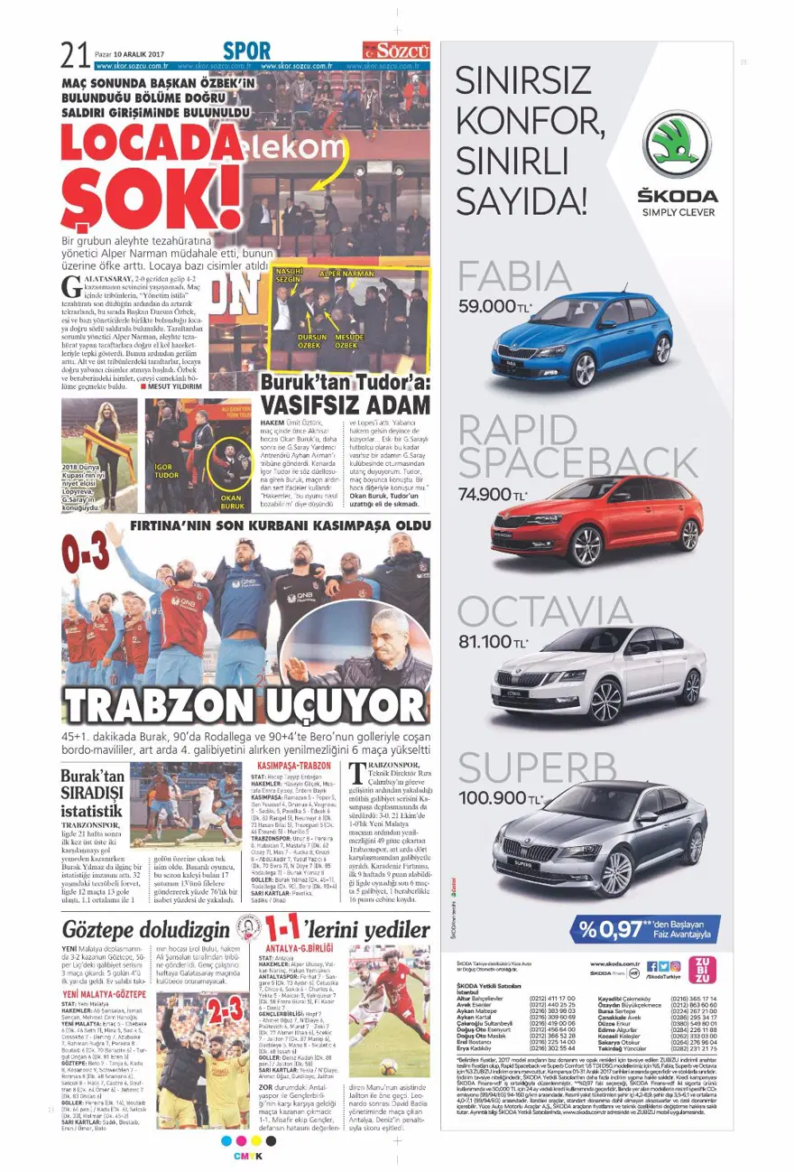 Günün spor gazeteleri (10 Aralık 2017) 24 Günün spor gazeteleri (10 Aralık 2017) 24