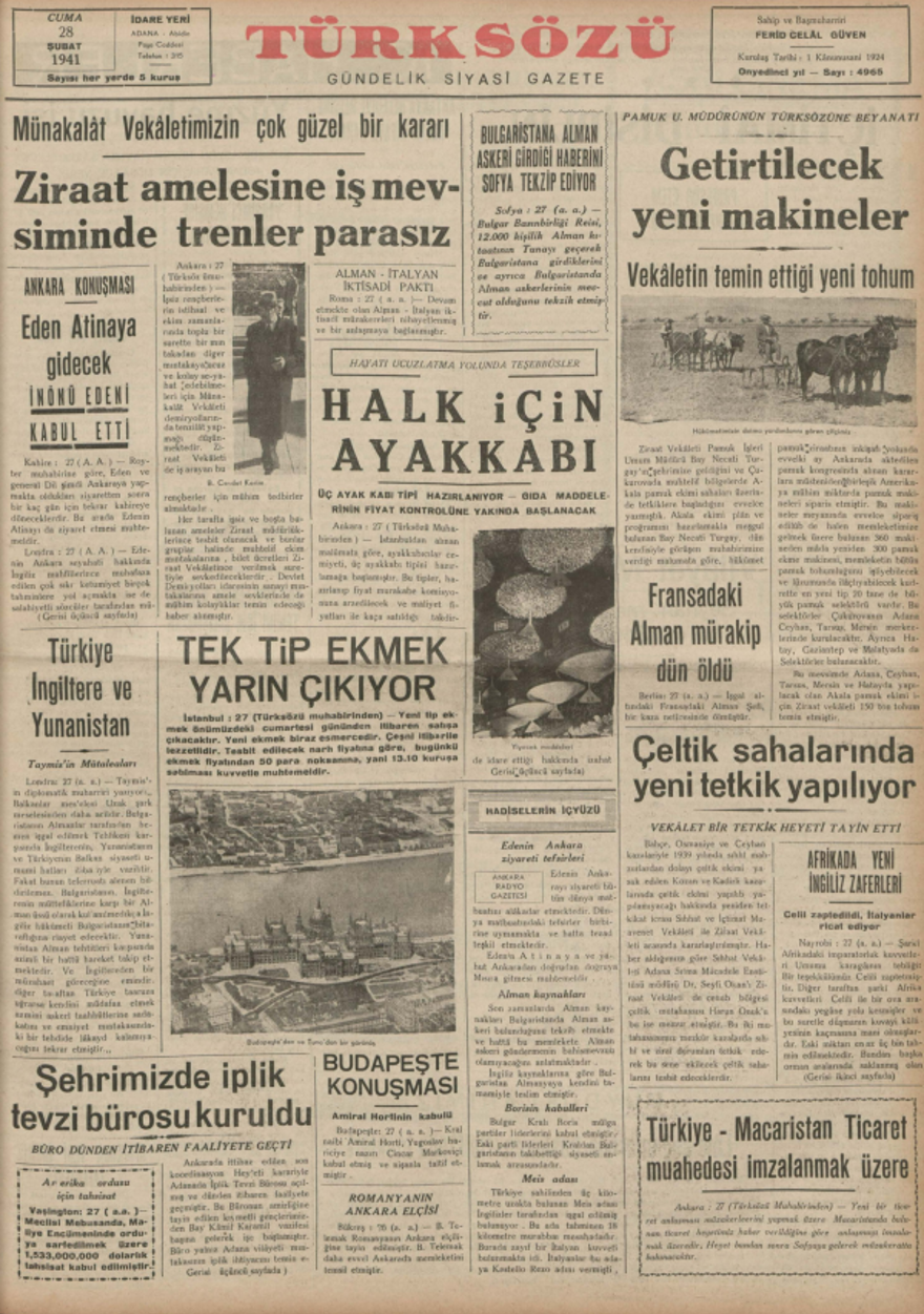 Tarihte bugünün gazete manşetleri (28 Şubat) Tarihte bugünün gazete manşetleri (28 Şubat)