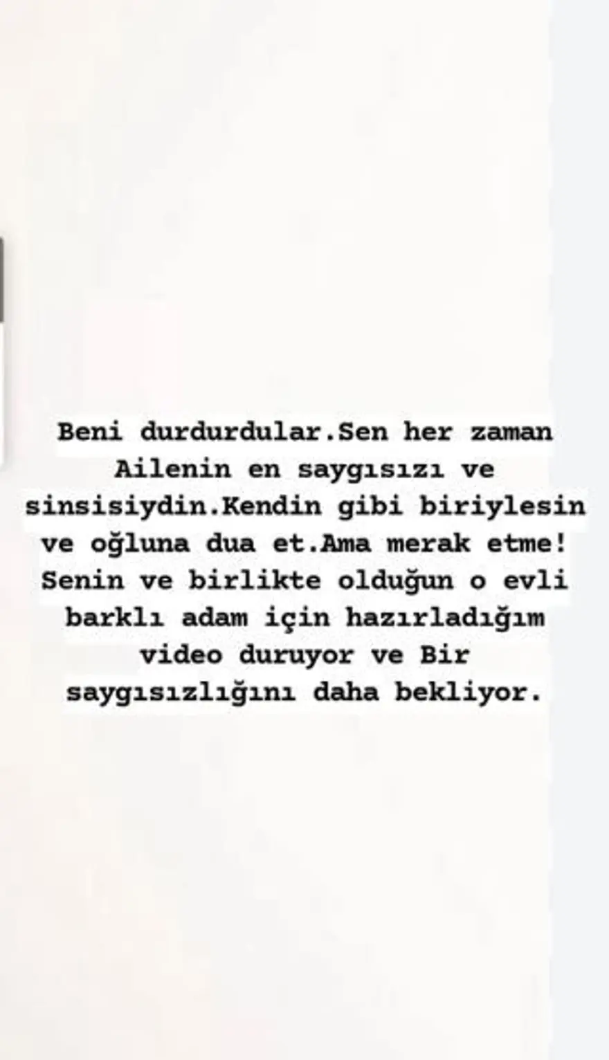 "HAZIRLADIĞIM VİDEO DURUYOR" 6