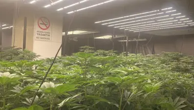 3 katlı binada 20 milyon lira değerinde uyuşturucu ele geçirildi