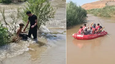 Siirt'te çaya giren 3 çocuktan 1'i boğuldu