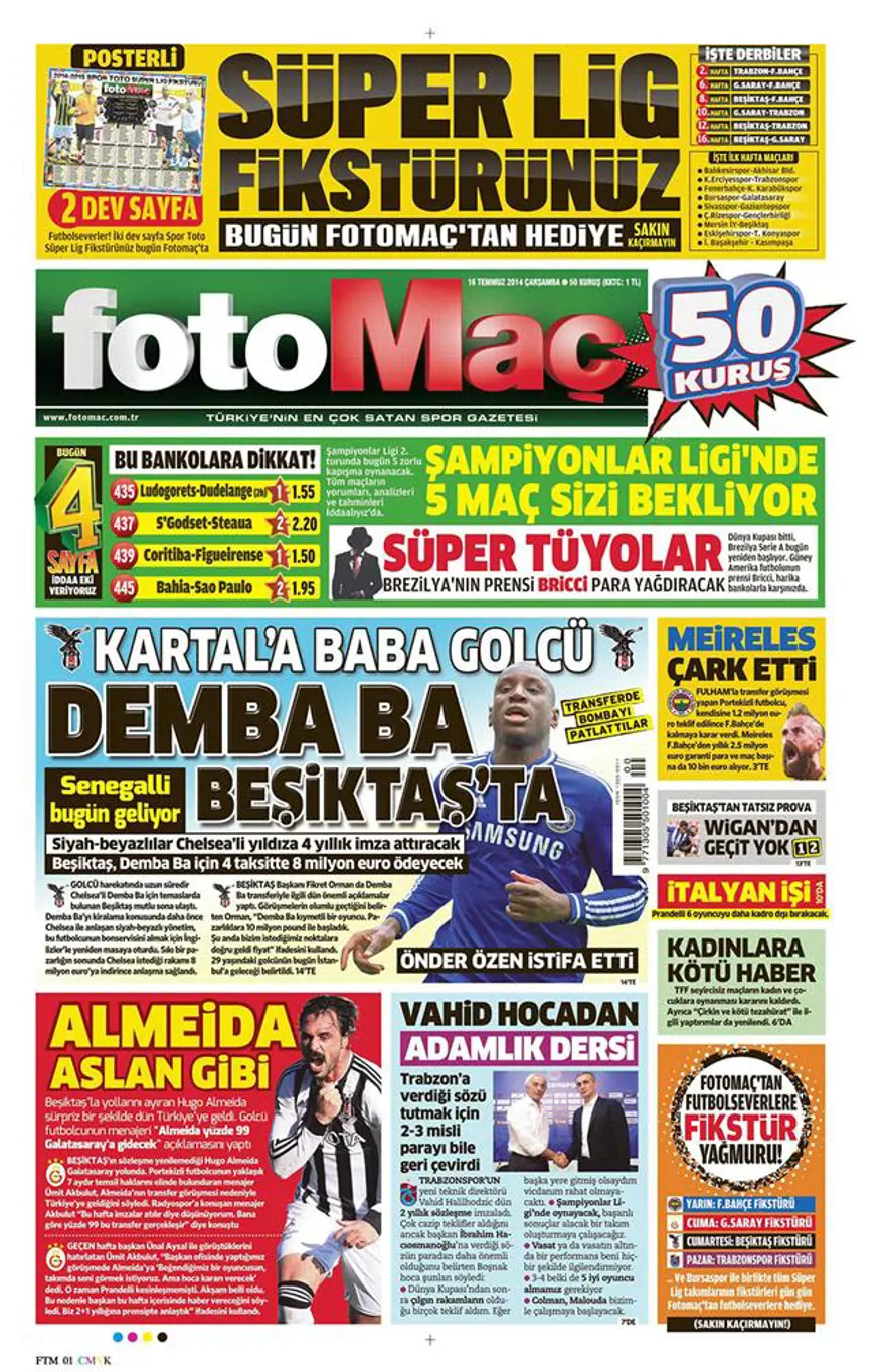 Günün gazete manşetleri - 16 Temmuz 2014 21 Günün gazete manşetleri - 16 Temmuz 2014 21