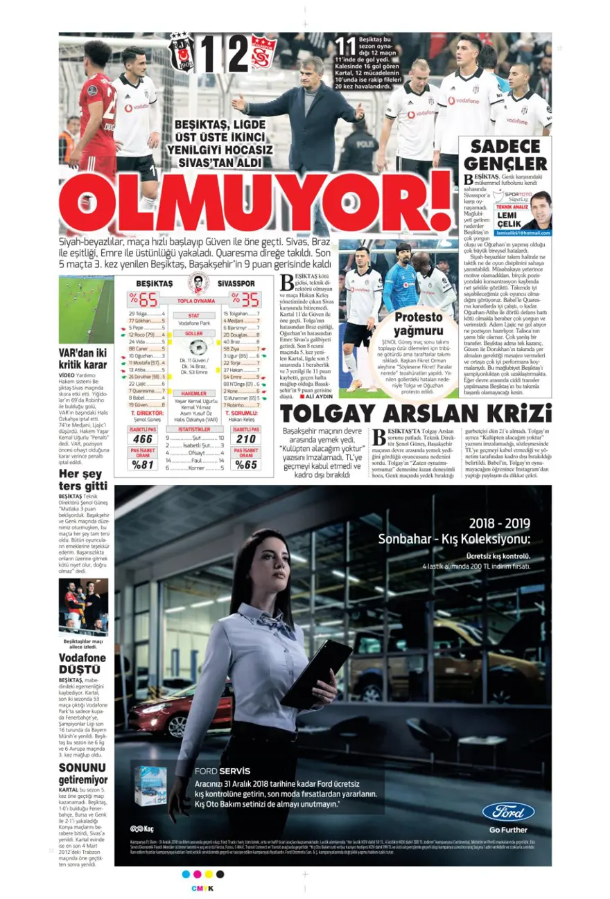Günün spor manşetleri (12 Kasım 2018) 17
