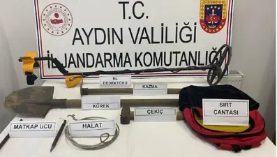 Sit alanında kaçak kazıya suç üstü