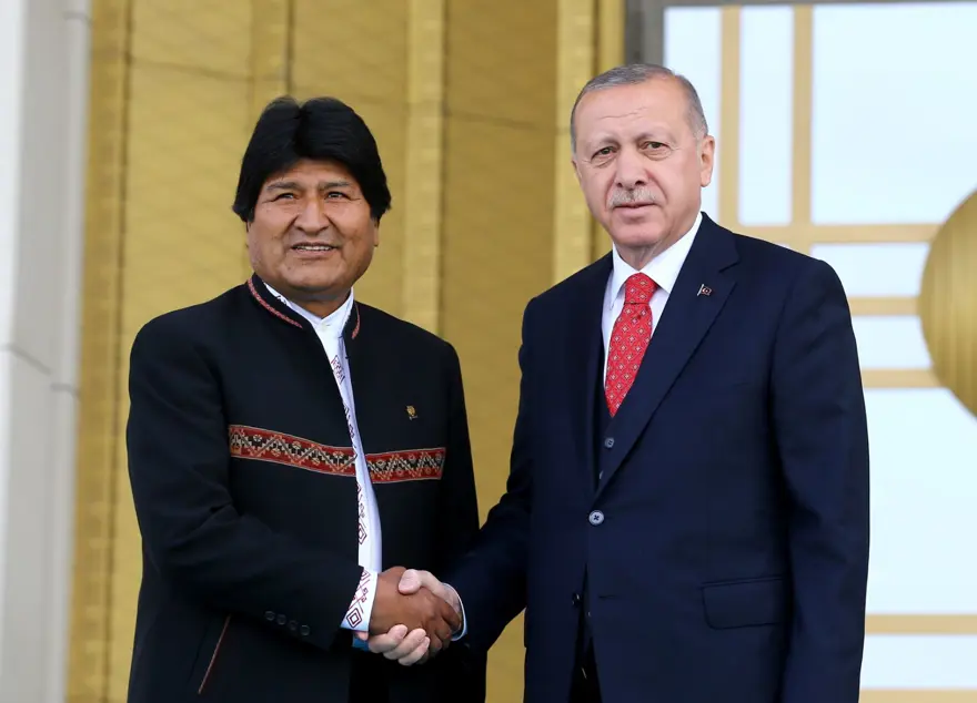 Bolivya lideri Morales Ankara'da 10