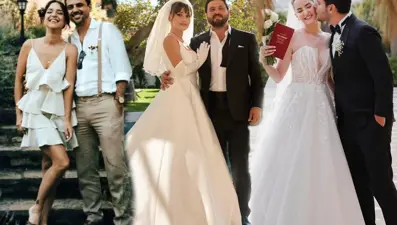 Kısa süre önce evlendiler: Mutluluğu bulan ünlü isimler