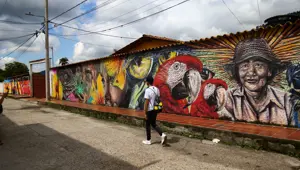 Kolombiya'nın duvar resimleriyle ünlü şehri: Chinacota