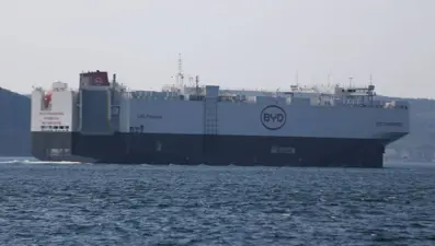 BYD'nin gemisi 7 bin araçla Türkiye'ye geldi