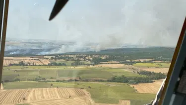 Edirne'de büyük orman yangını: 3 köyde aniden başladı