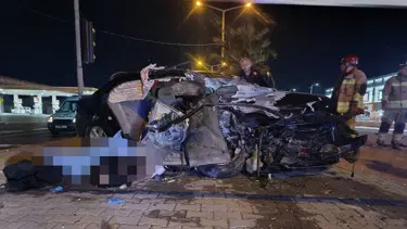Manisa'da feci kaza: 1ölü, 3 yaralı