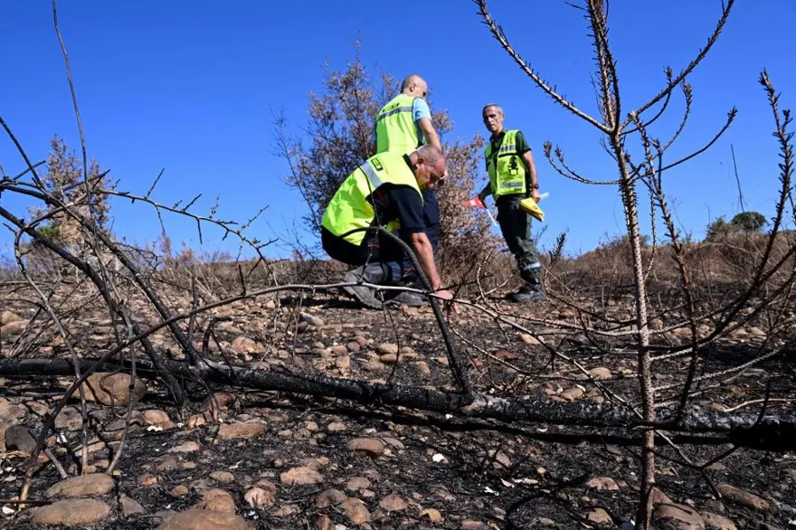 Fransa'nın güneyindeki yangın 700 hektar alanı kül etti 4
