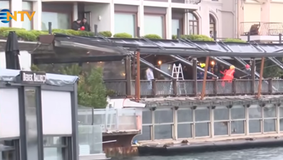 Bebek Otel'de kaçak bölümler yıkıldı