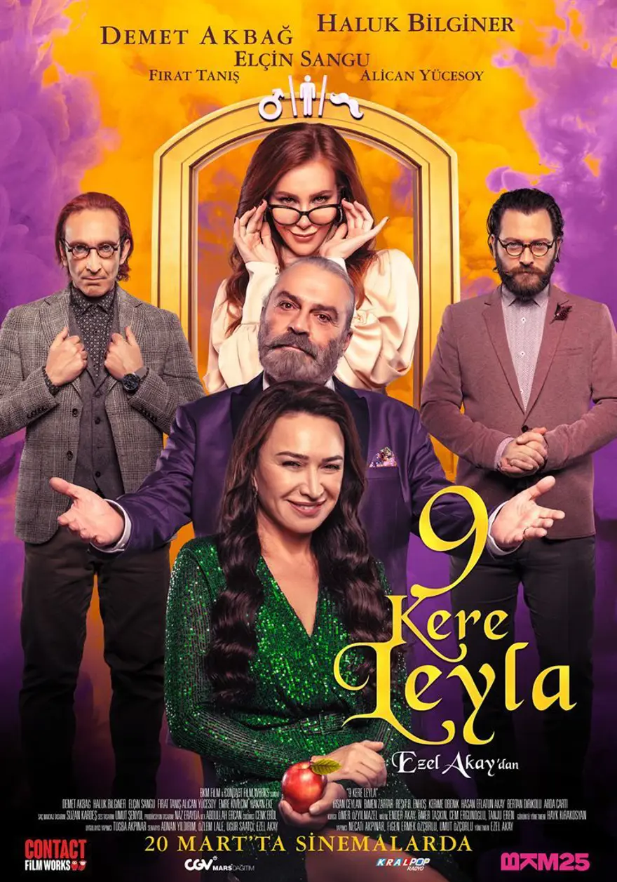 9 Kere Leyla filminin oyuncuları kimler? 2
