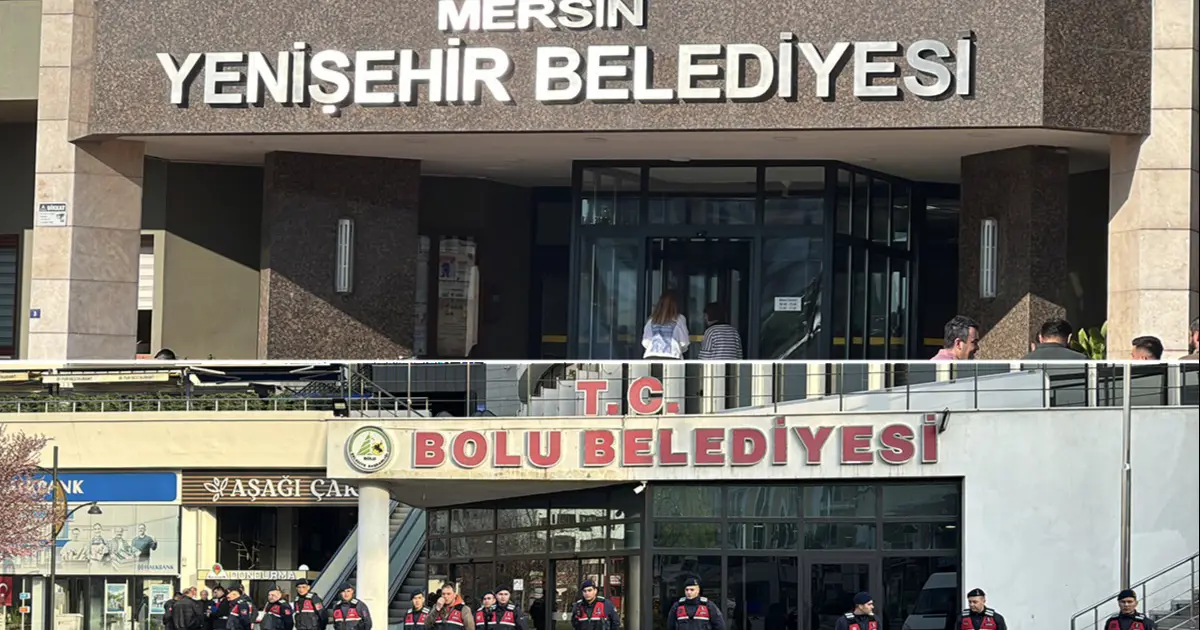 Son dakika. Mersin Yenişehir ve Bolu Belediyesi'ne operasyon. Başkan Yardımcısı gözaltında