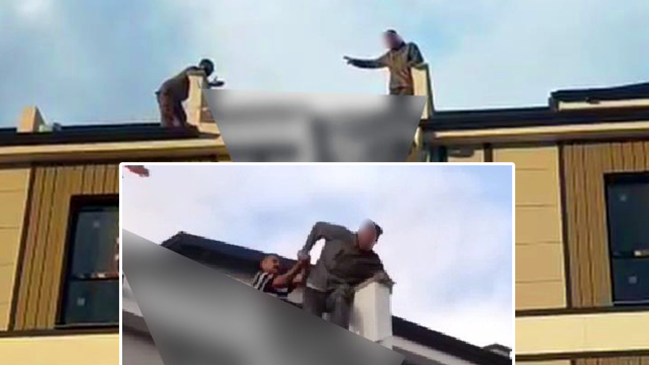 İntihar için çatıya çıktı, belediye başkanı son anda kurtardı