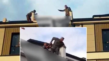 İntihar için çatıya çıktı, belediye başkanı son anda kurtardı