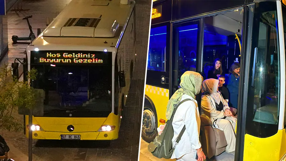 Eski halk otobüsünü satın aldı, mahalleliyi gezdiriyor