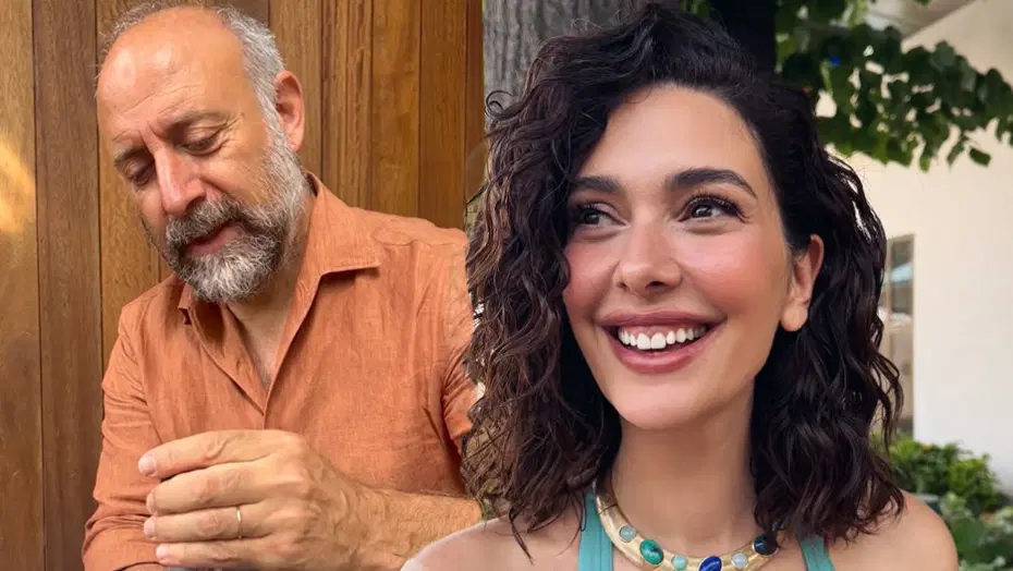Bergüzar Korel videoya çekti. Halit Ergenç'in bilinmeyen alışkanlığı