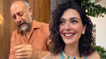 Bergüzar Korel videoya çekti. Halit Ergenç'in bilinmeyen alışkanlığı