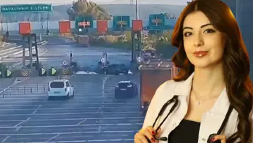 Genç doktorun hayatını kaybettiği kazanın görüntüleri ortaya çıktı