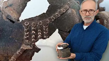 İzmir'de bulundu | Binlerce yıllık kapların sırrı: Gerdanlık ayrıntısı dikkat çekti