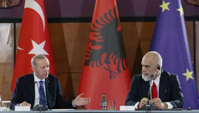 Cumhurbaşkanı Erdoğan Arnavutluk'ta: Netanyahu hükümeti küresel düzeni tehdit eder hale geldi