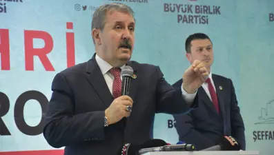 Destici: İlkeli belediyecilik için BBP'nin adayını tercih edeceksiniz