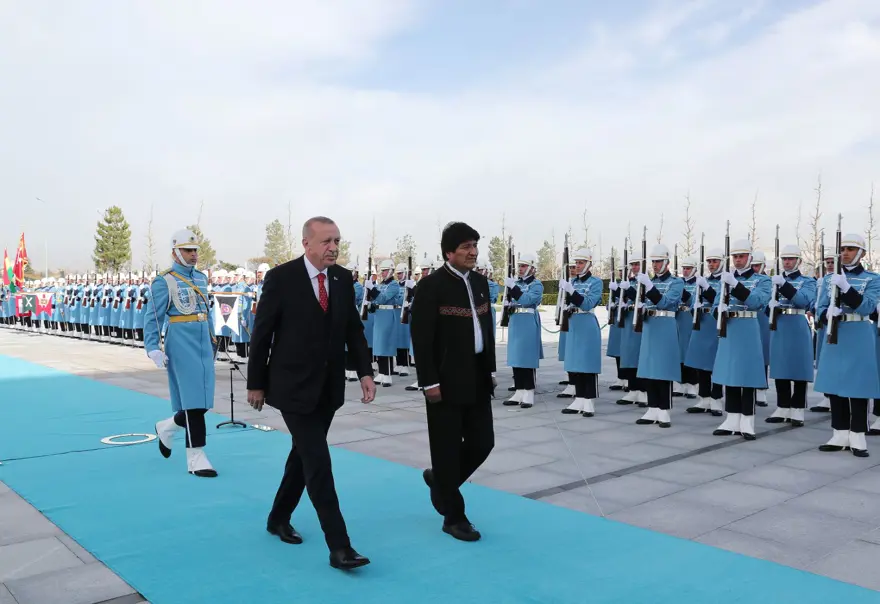 Bolivya lideri Morales Ankara'da 25