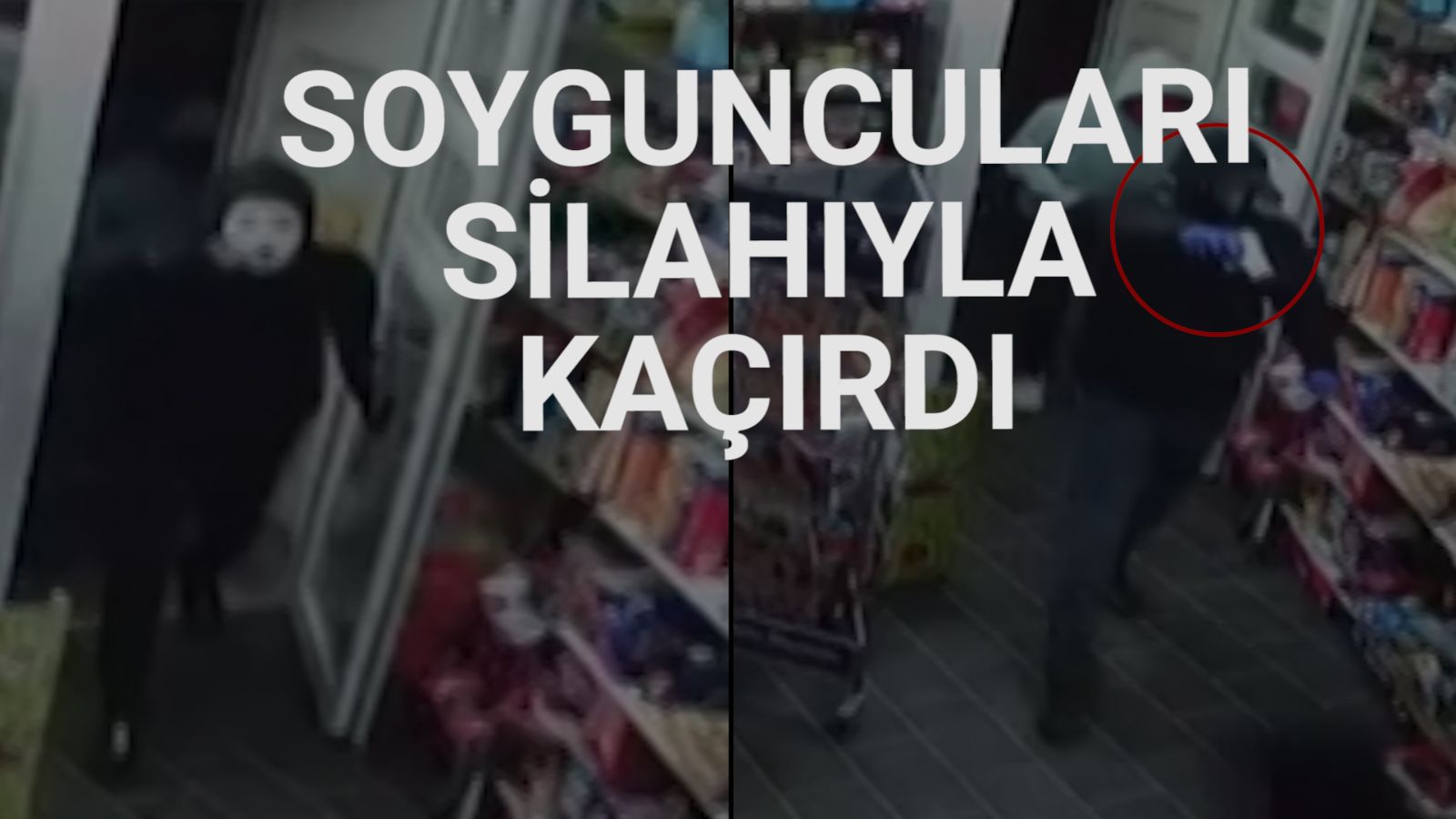 İşlettiği büfeyi soymak isteyen soyguncuları silahıyla kovaladı