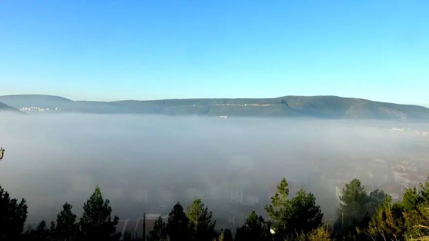 Muğla güne sisle uyandı: Masalsı atmosferi görenler kameraya sarıldı 1