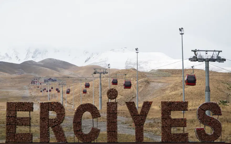Erciyes'te kar kalınlığı 30 santimetreye ulaştı 3