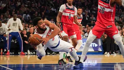 New York Knicks'ten Wizards'a 17 sayı fark: 119-102