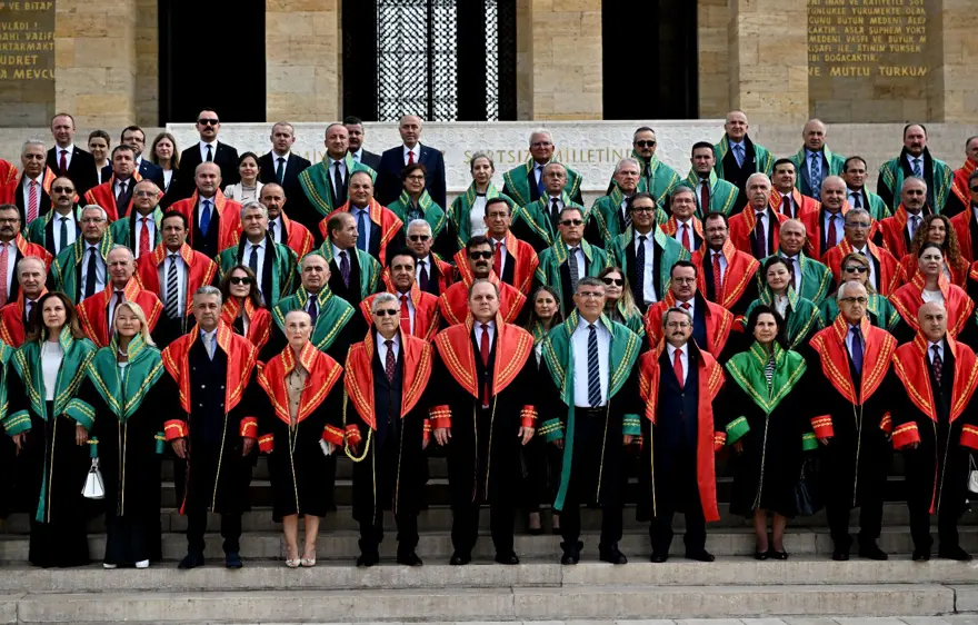 Yargıtay üyelerinden adli yılın açılışı öncesi Anıtkabir'e ziyaret 15