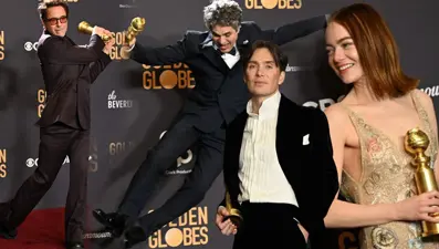 Altın Küre Ödülleri sahiplerini buldu! Kazananlar Oppenheimer ve Succession