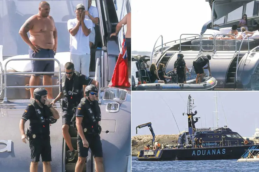 Ronaldo'nun yatına polis baskını 1 Ronaldo'nun yatına polis baskını 1