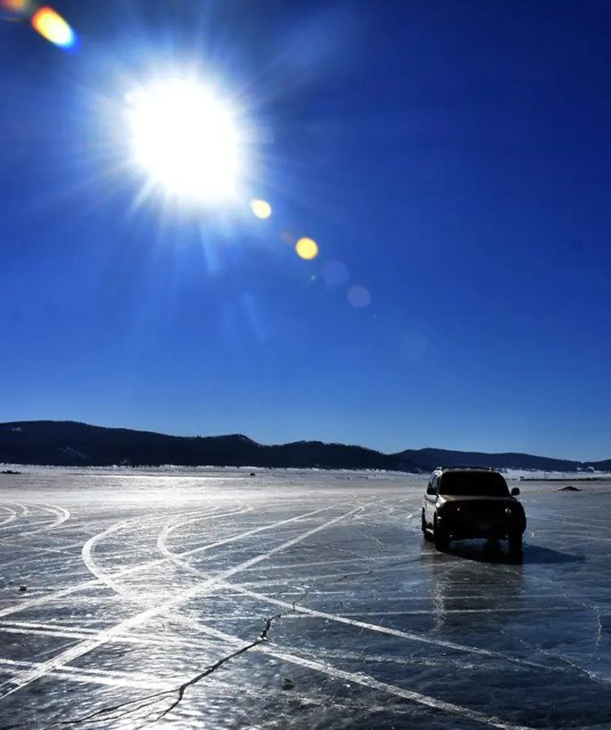 BUZ TUTMUŞ GÖLDE YOLCULUK 5