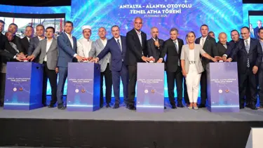 Antalya-Alanya Otoyolu: İki buçuk saat süren yol 36 dakikaya inecek