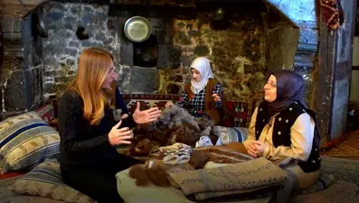 Dilek Hanif ile ustasından öğrendik: Erzurum'a özgü 'Ehram'ların hikayesi