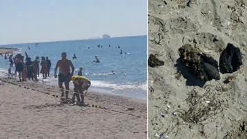 Çanakkale'de halk plajında patlamamış top mermisi bulundu