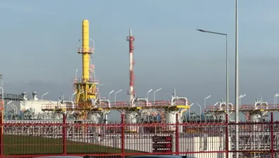 Silivri'de BOTAŞ tesisinde yangın