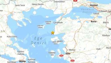 Ege'de 3.5 büyüklüğünde deprem