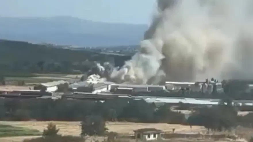 Bursa'da tavuk çiftliğinde yangın 